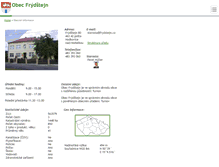 Tablet Screenshot of obec-frydstejn.cz